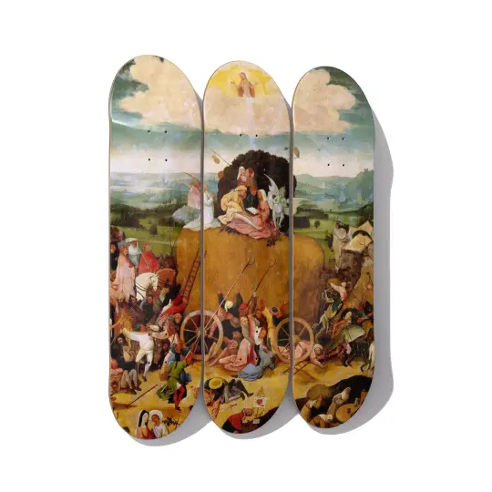 Haywain Skateboard Wall Art – Triptych