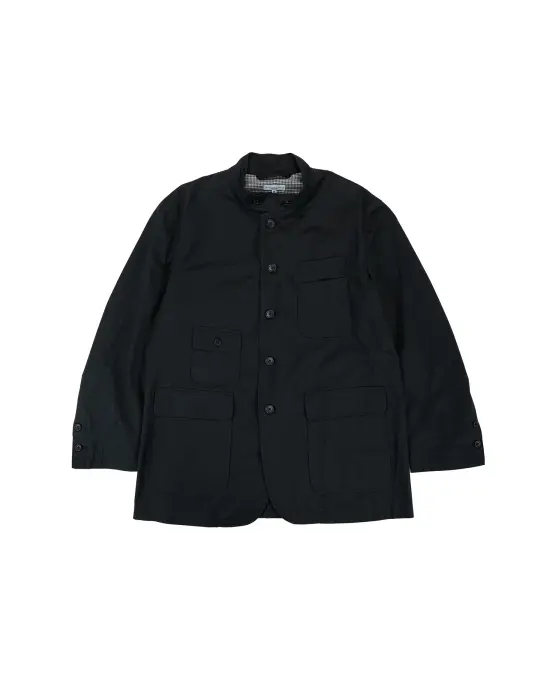 Engineered Garments AN Jacket Black Cotton High Count Twill