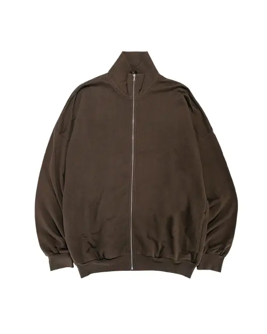 Auralee Super High Gauge Sweat Zip Blouson Dark Brown