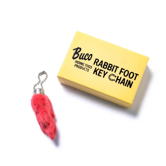 BUCO RABBIT FOOT KEY CHAIN
