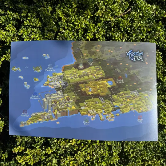 Angeline Era World Map Poster