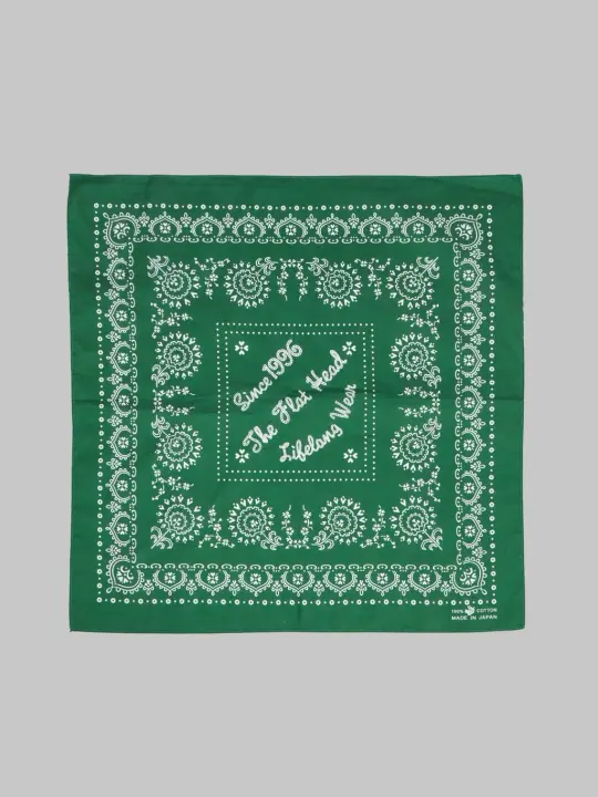 The Flat Head Bandana Green