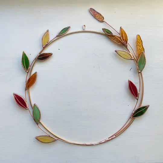 Autumnal Leaves Wreath