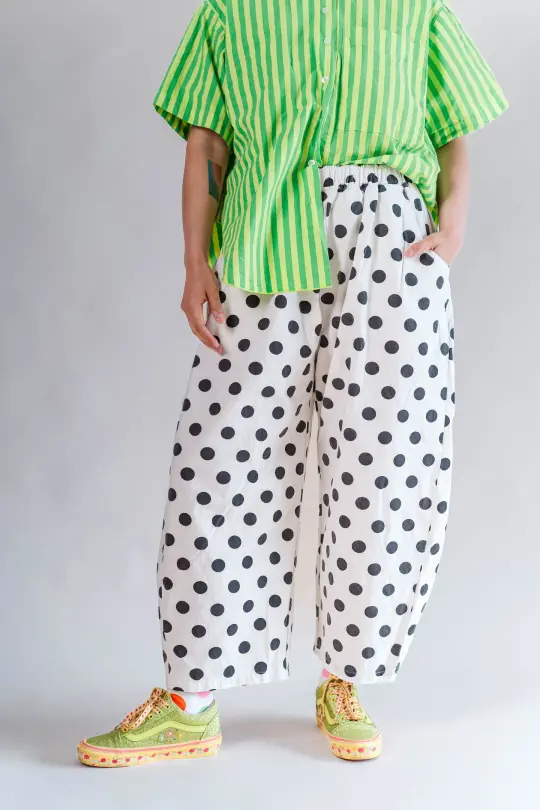 DALMATIAN DOT BALLOON PANTS