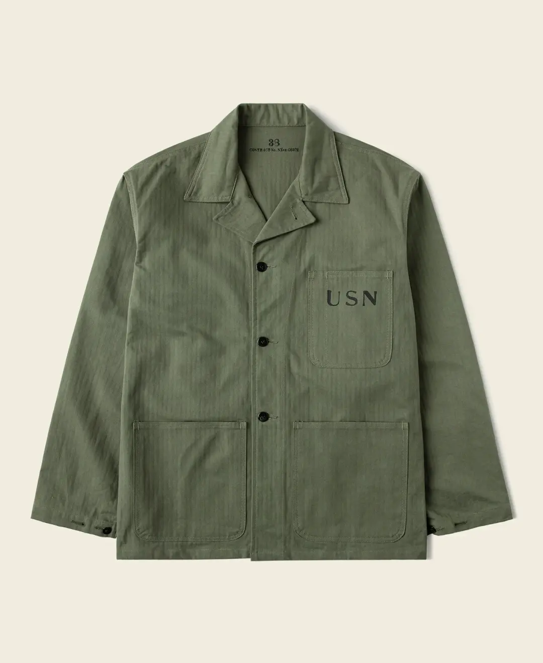 1945 USN N-3 HBT Utility Jacket
