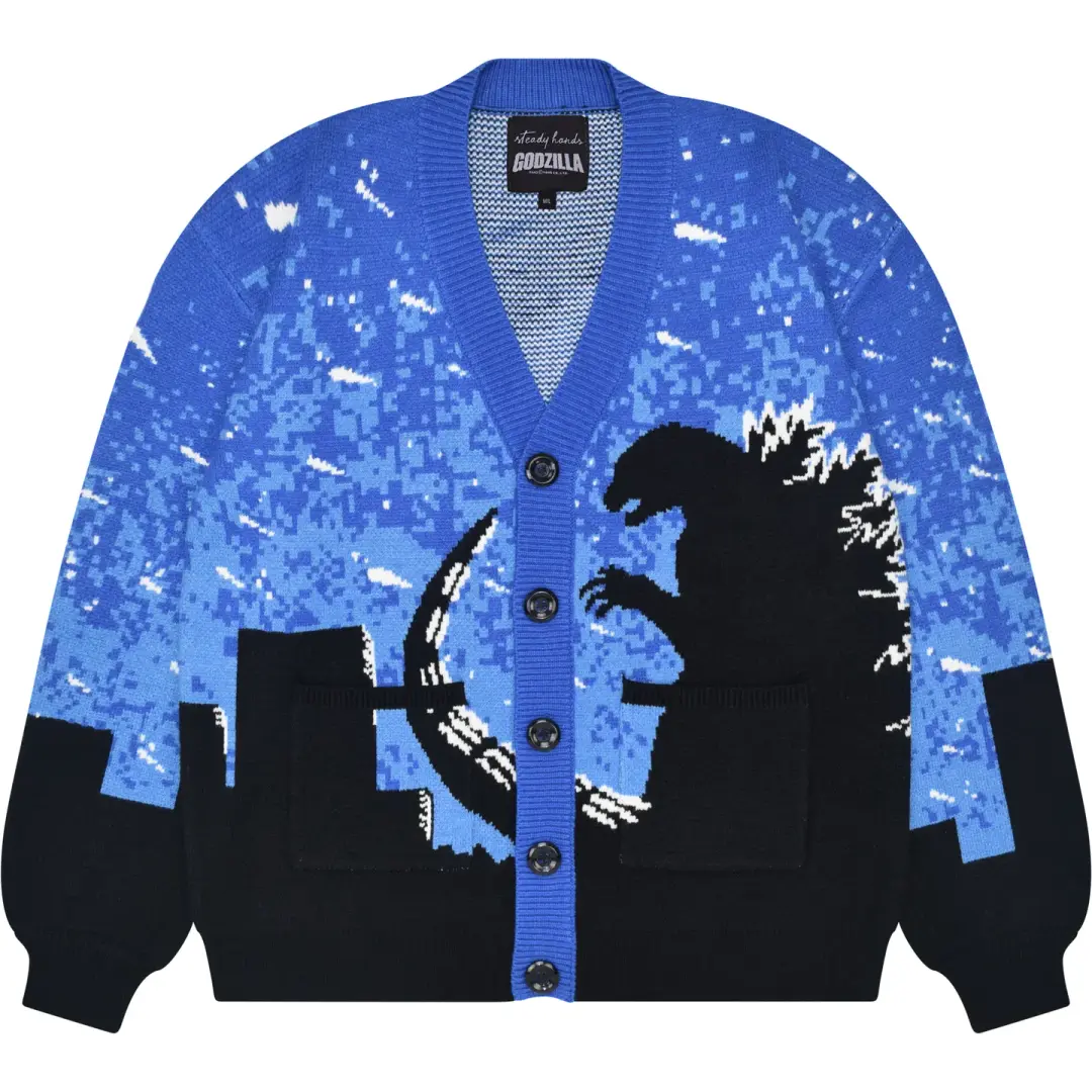 Godzilla Silhouette Cardigan