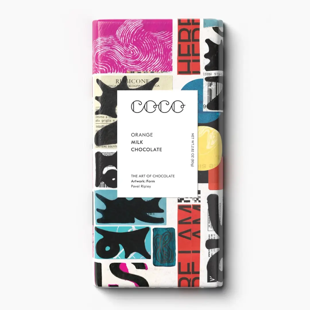 80g Orange Milk Chocolate