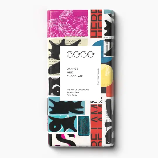 80g Orange Milk Chocolate