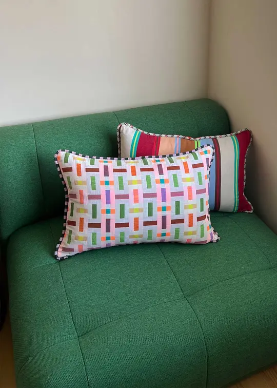 snuggle piped pillow | home | bebop