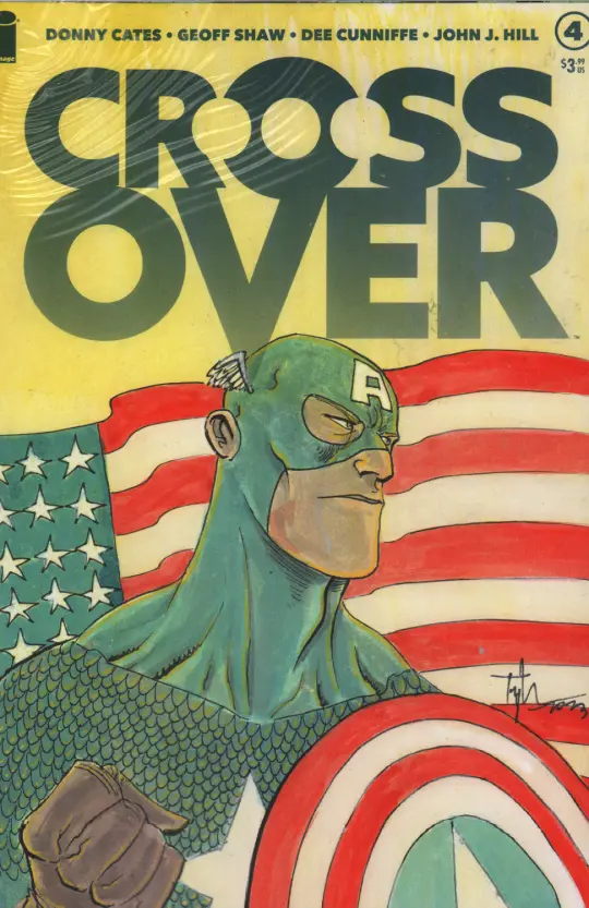 CROSSOVER CAPTAIN AMERICA SKETCHCOVER