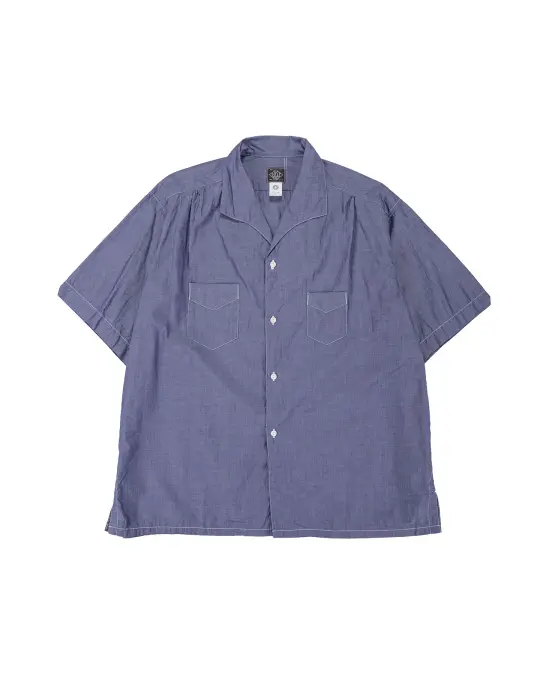Post O'Alls Fever 2 S/S High Count Broadcloth Blue