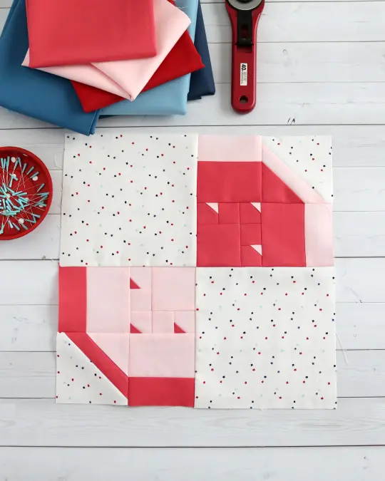 Melon Slices quilt block - PDF pattern