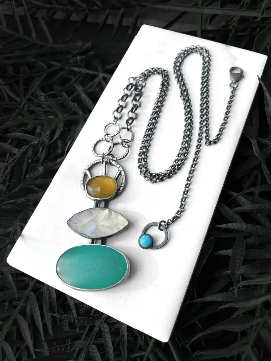 Sarakiniko Beach Glowing Pendant