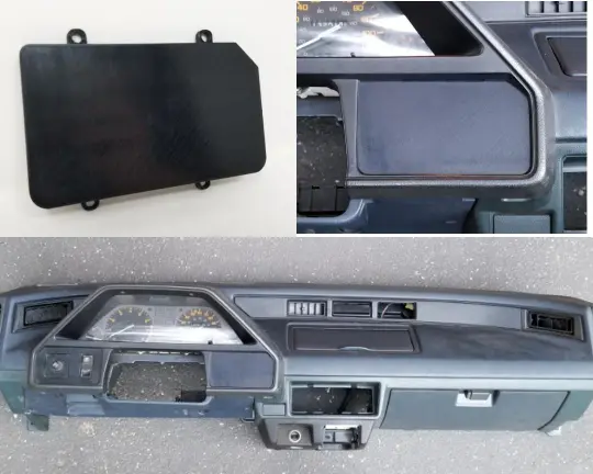 84-87 Honda CRX Climate Control Delete Plate