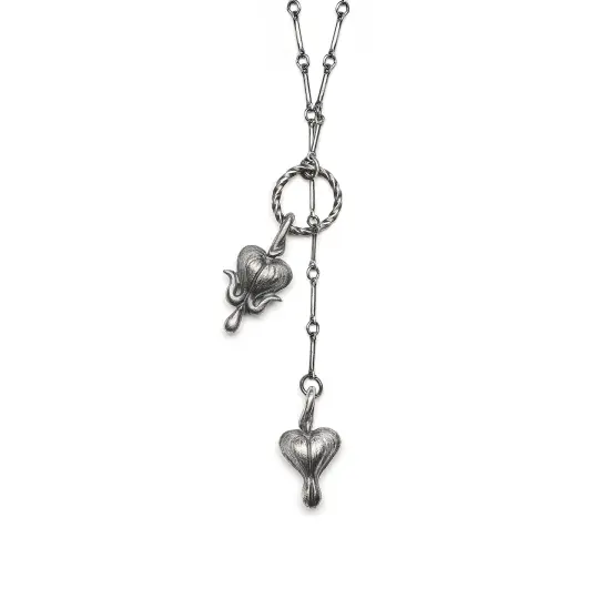 Petite Bleeding Hearts Lariat.