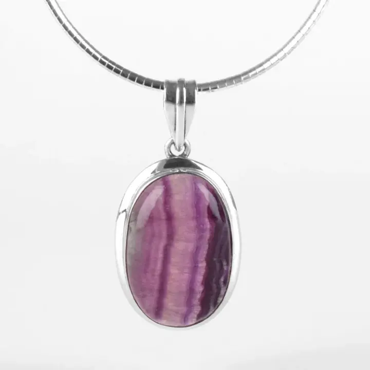 Purple Fluorite Pendant