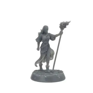 Elf Fire Mage Miniature