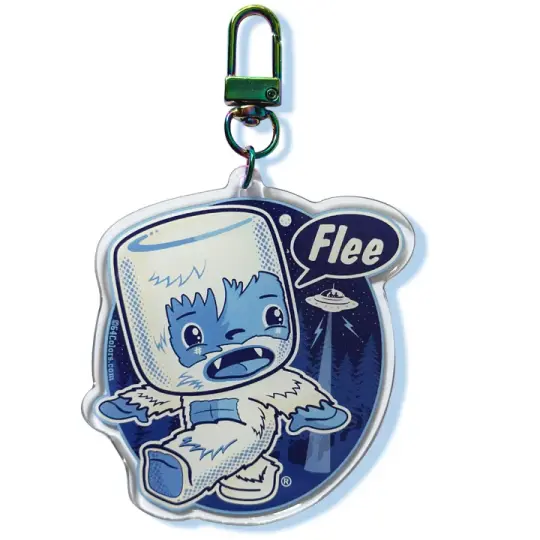 Yeti Flee Acrylic Charm