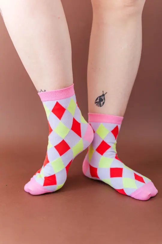 HAPPY ARGYLE SOCKS