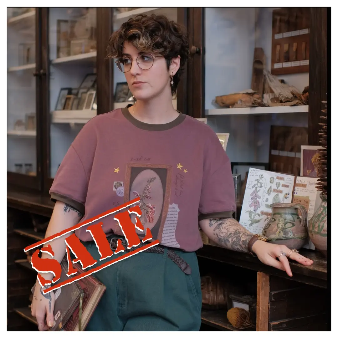 Purple Foxglove // Framed Specimen Tee [old sizing]