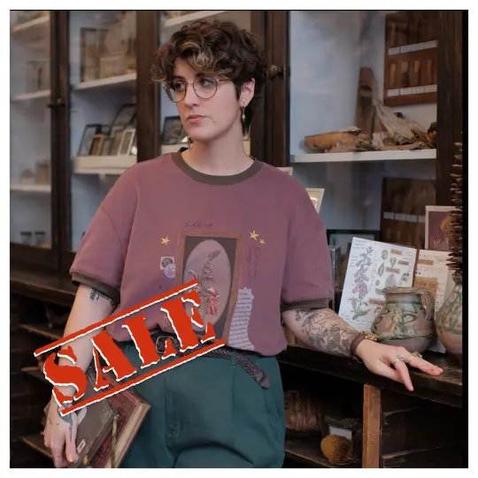 Purple Foxglove // Framed Specimen Tee [old sizing]