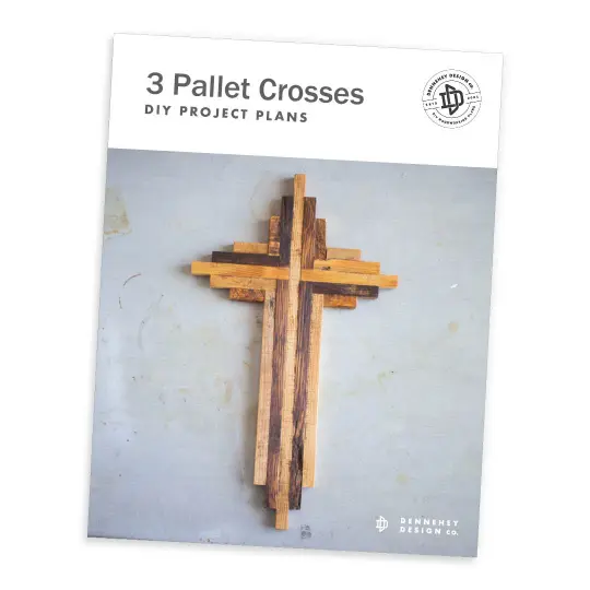 Pallet Wood Cross Project Plans | Set of 3