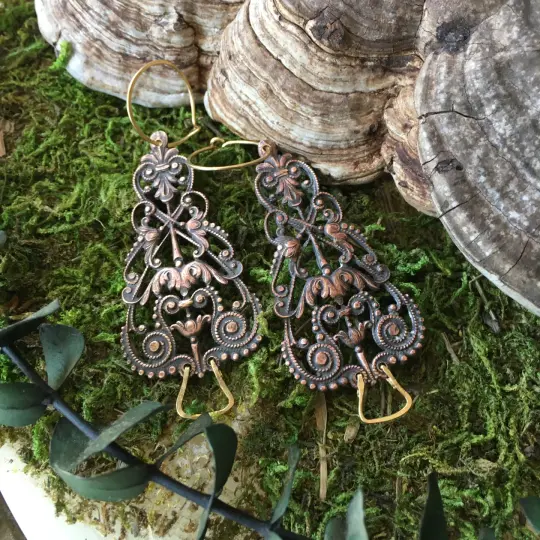 Lucky Giant Morel Earrings