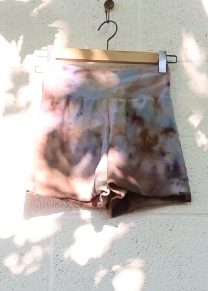 OOAK - Simplicity Shorts / XS / Stretch Cotton / Ice Dye (201)