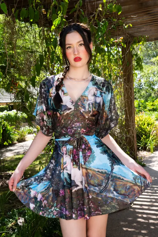 Unicorn Tales Kimono Tie Top