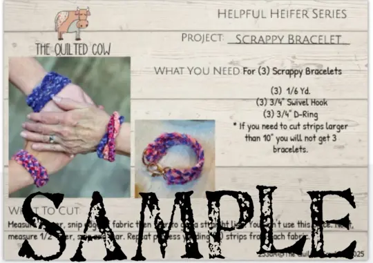 Helpful Heifer Scrappy Bracelet