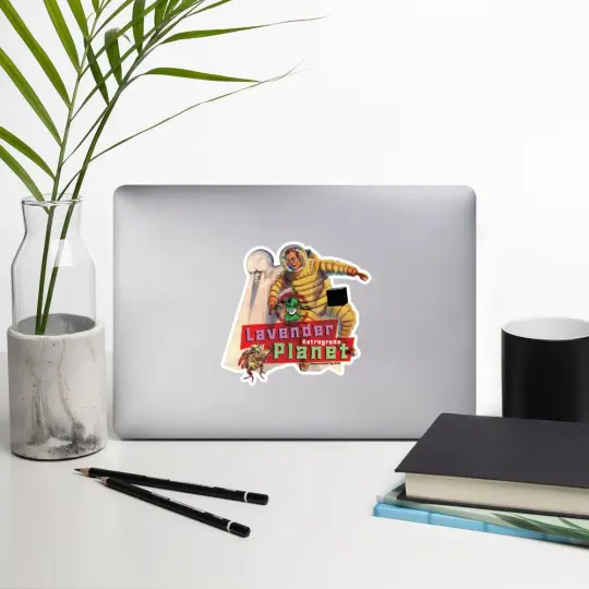 Lavender Planet 2023 Vinyl Bubble-Free Stickers | Available in 3 Sizes!