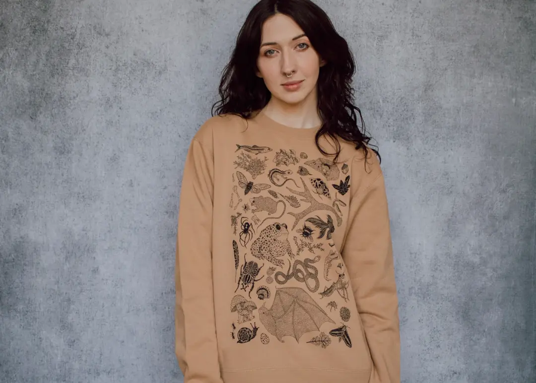 Nature Doodle Crewneck