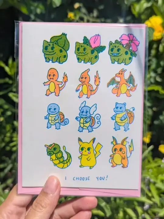 I Choose You! Pokemon Card