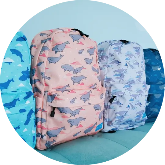 Sky Whales Series Backpacks