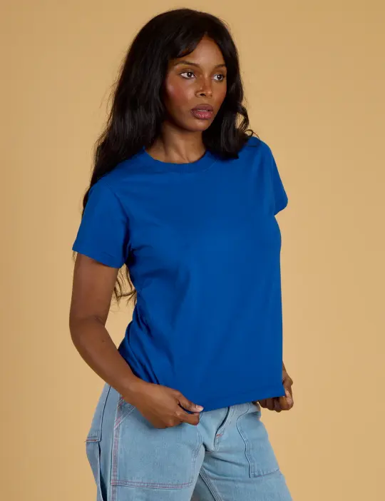 The Organic Vintage Tee - Royal Blue *FINAL SALE*