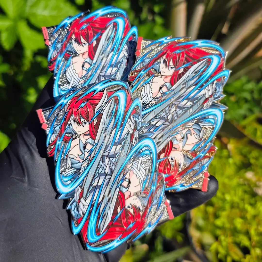 Ace of Diamonds Pin (Raw Sandblast Card)