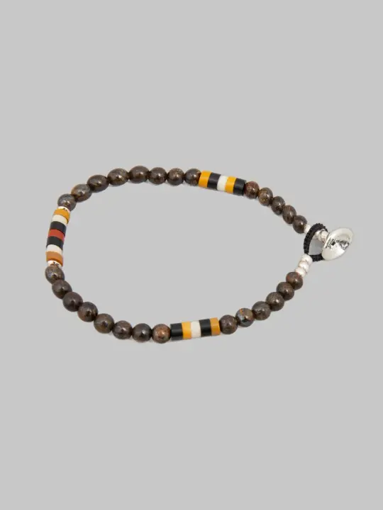 Mikia 4mm Stone Bracelet Bronzite