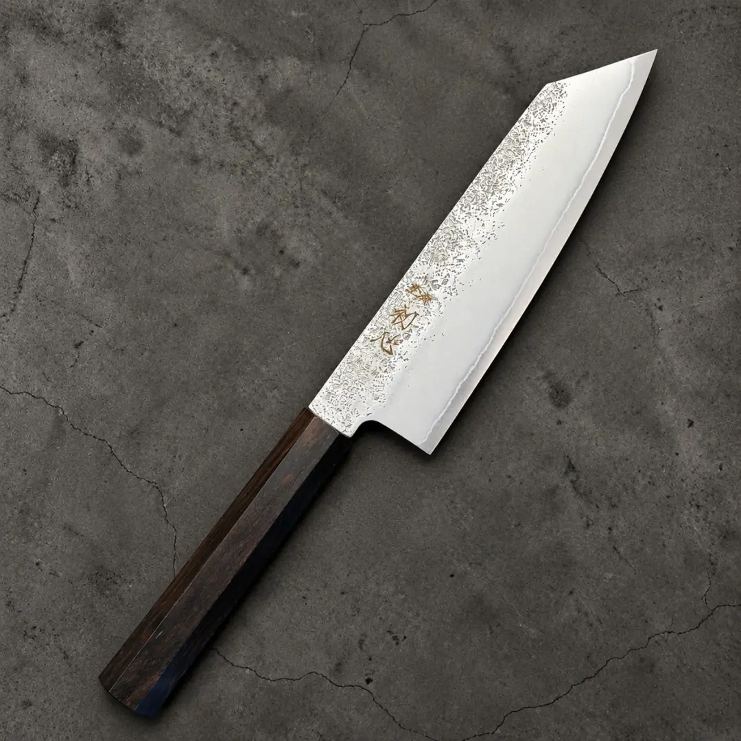 Hatsukokoro Ginrei Ginsan Nashiji Ko Bunka 150mm – Mono Ebony Handle