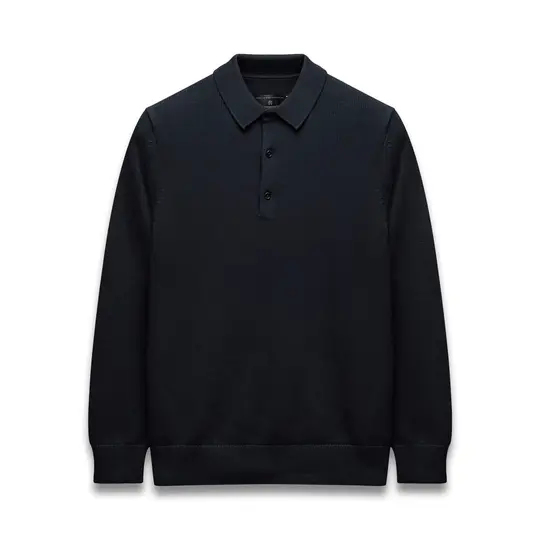 Supima Knit Commodore Polo Sweater