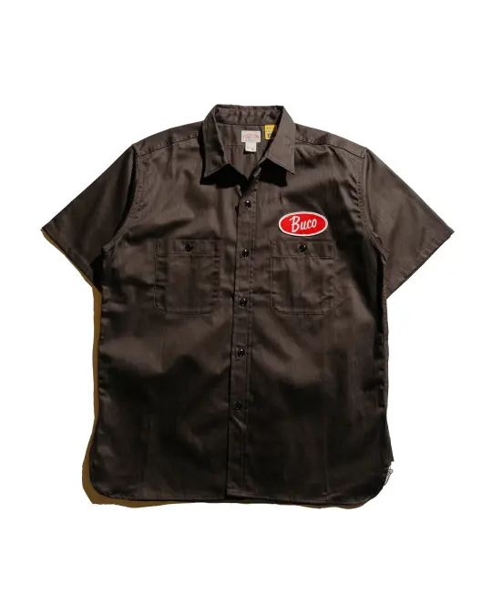 The Real McCoy's BS25001 Buco Workshirt S/S Culver City Steel