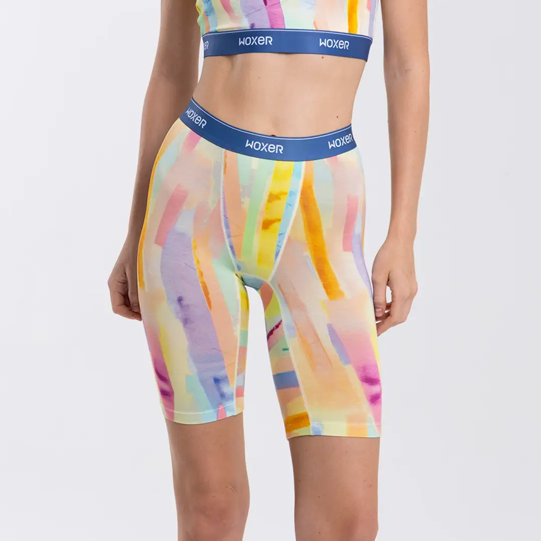 Biker High Waisted Surf Pop