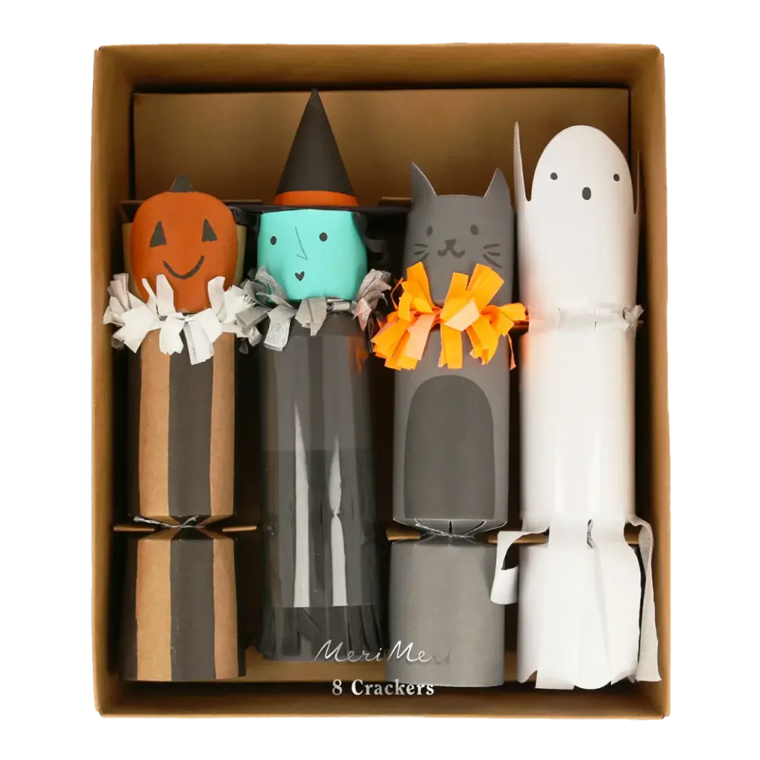 Meri Meri Happy Halloween Character Crackers