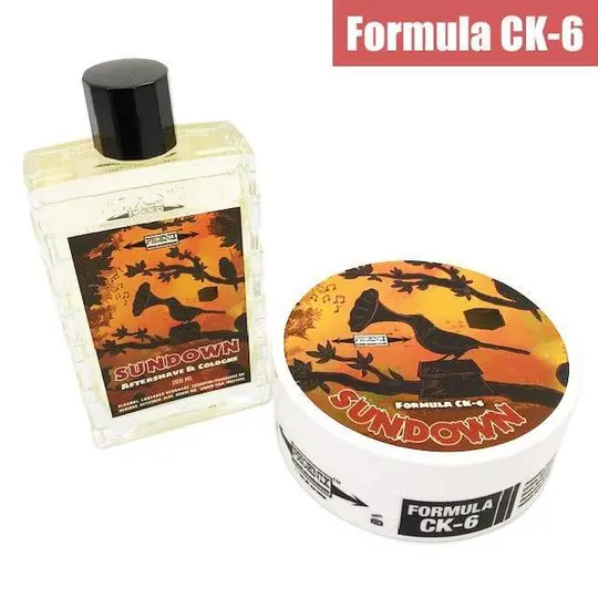Sun Down Artisan Shaving Soap & Aftershave | Ultra Premium CK-6 Formula | 4 oz