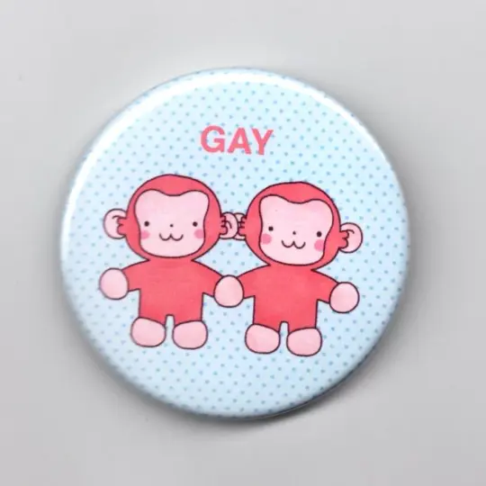 gay button