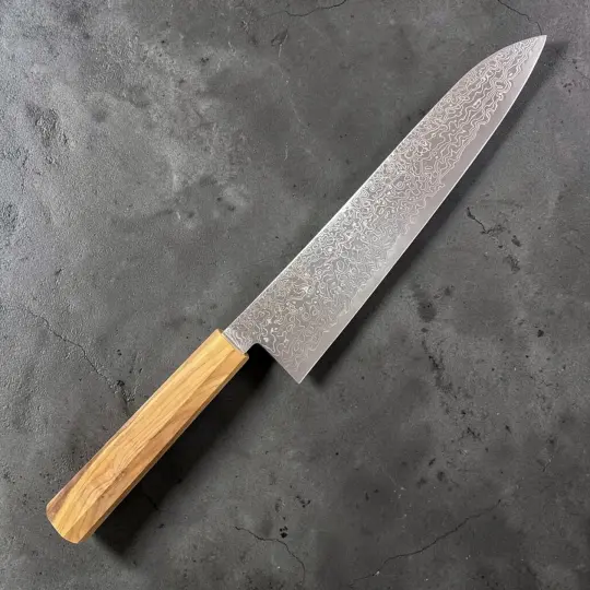 Hatsukokoro Ryuhyo SG2 Damascus Gyuto 240 mm