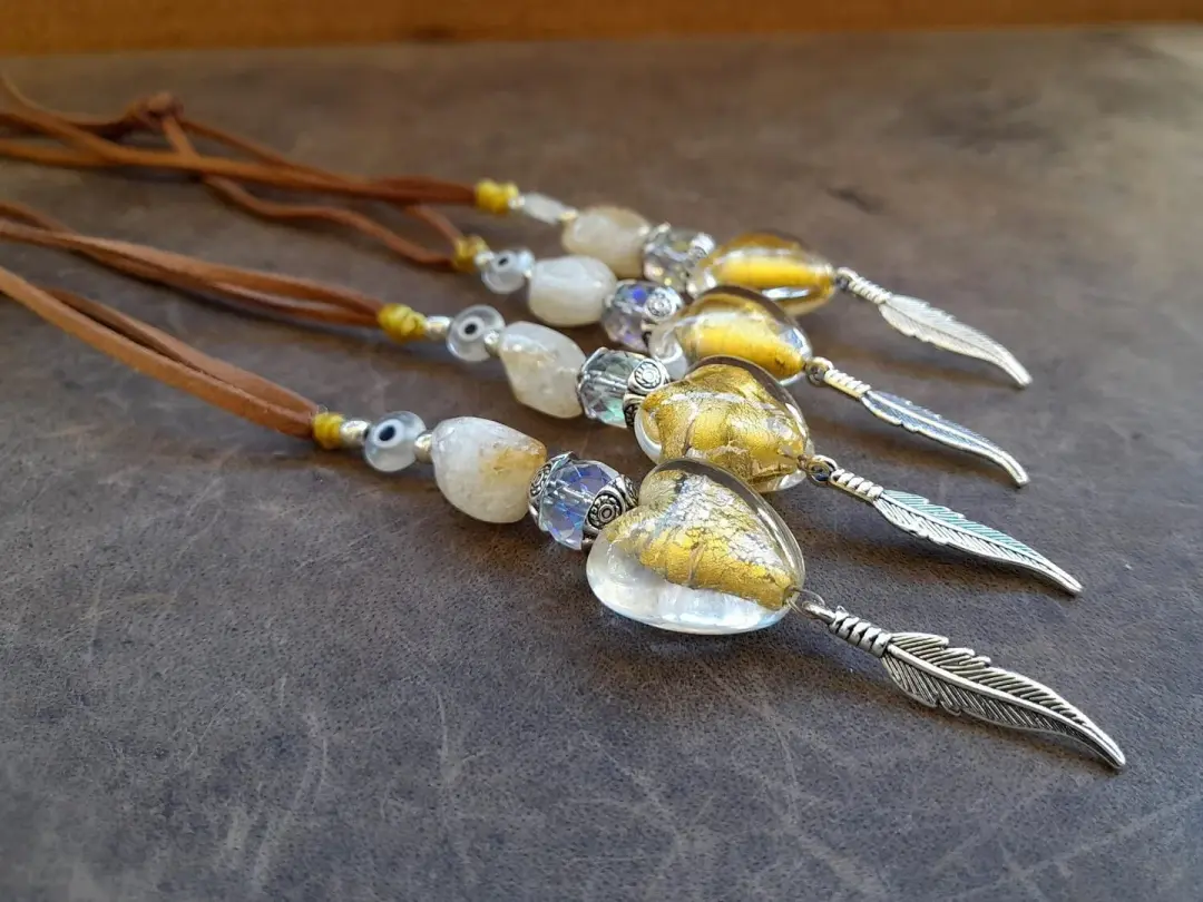 Limited Upcycled Citrine Charm | Road Trip & Good Fortune