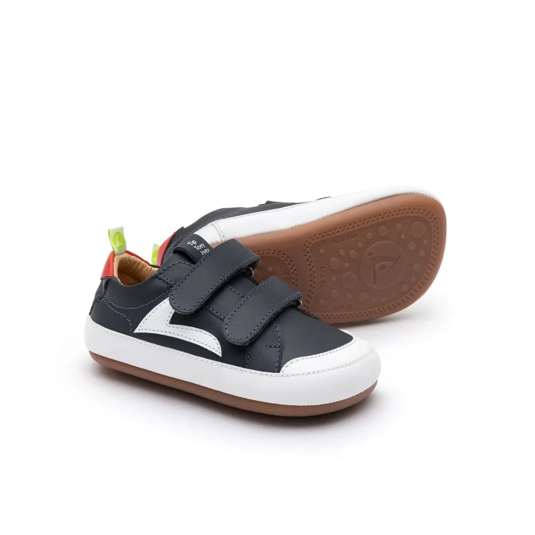 Hopper Sneakers - Navy / White / Tomate (Baby)