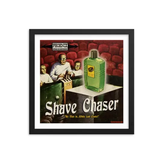 Shave Chaser Framed Print | Available in Multiple Sizes!