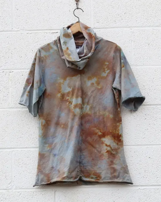 OOAK - Pilgrim Warrior Simplicity Shirt / L / Tissue / Ice Dye (476)