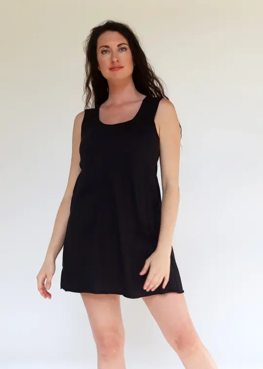 SAMPLE SALE - Eos Ojai Tunic / S / Tissue / Midnight / (148)